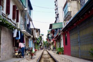 Vietnam Hanoj Train Street