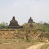 Jedno z mnoha historických míst okolo Mrauk U pagody mrauk u Thyngian Songkran Vodni Festival